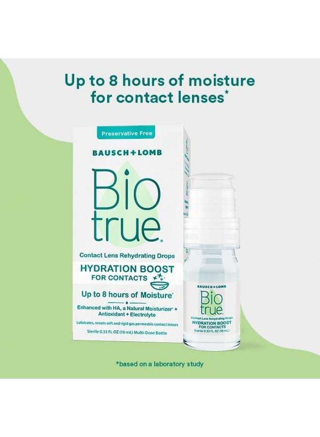 Biotrue Hydration Boost Contact Lens Rehydrating Drops 0.33 fl oz (10 mL) - Image 5